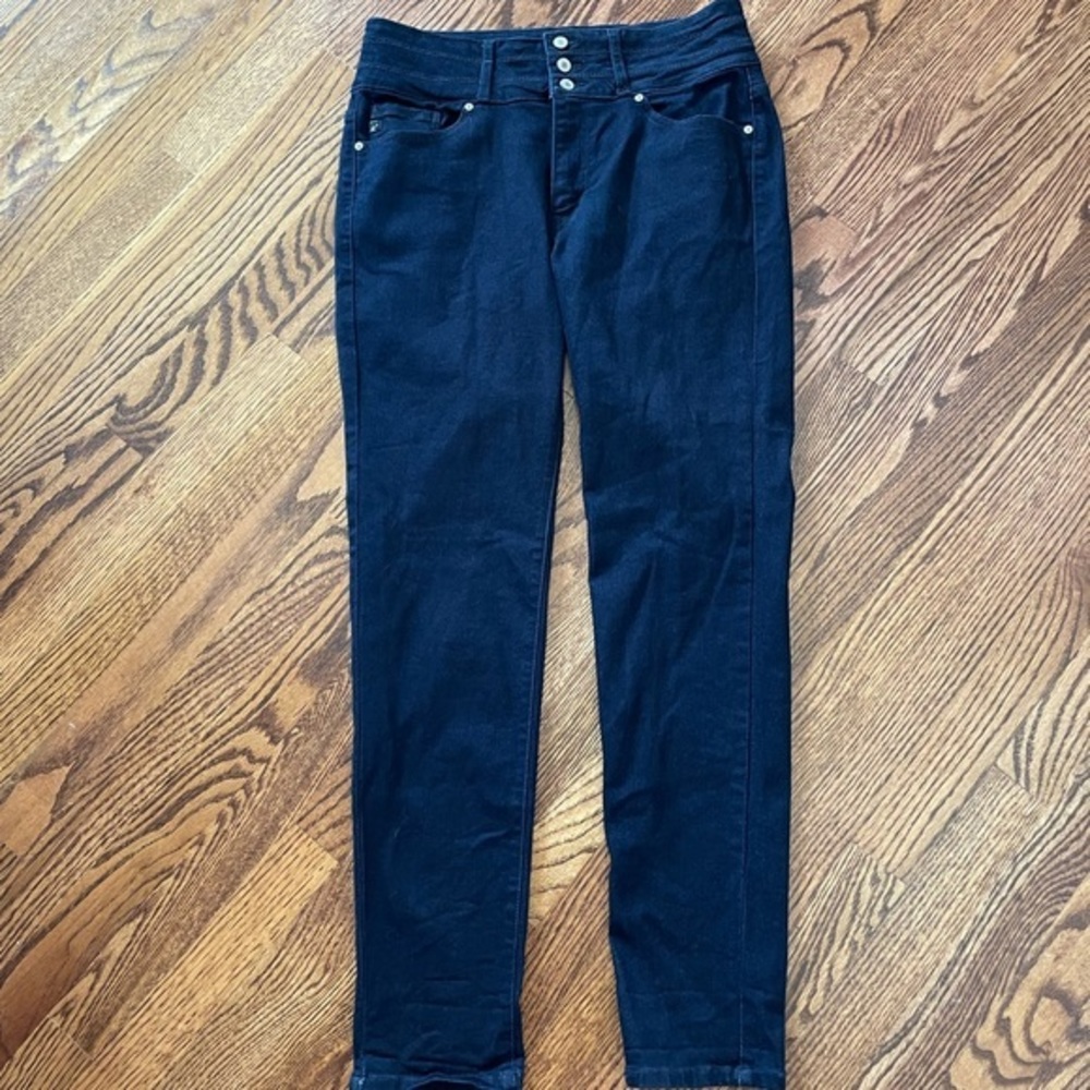 Kancan dark blue denim skinny stretch jeans 11 29